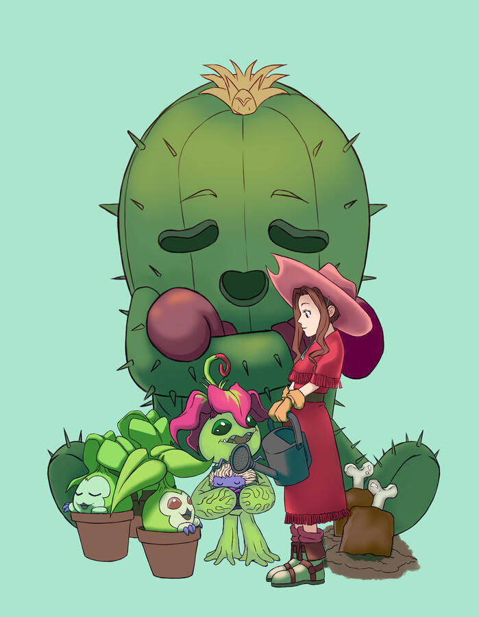 Palmon + Mimi